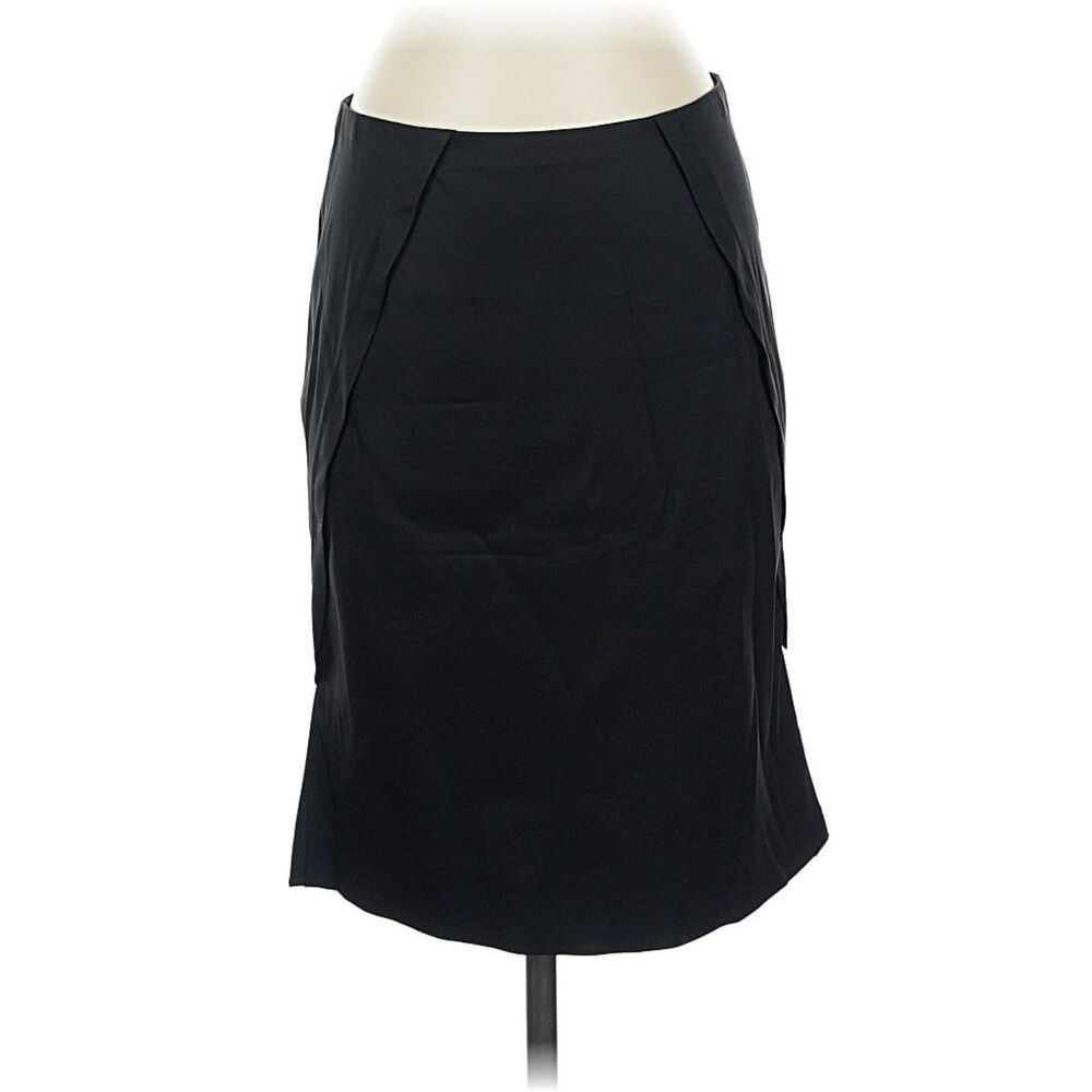 Gucci Vintage Skirt Women's EU 40 / US 4 Black Knee Length Silky Y2K 90s Minimal